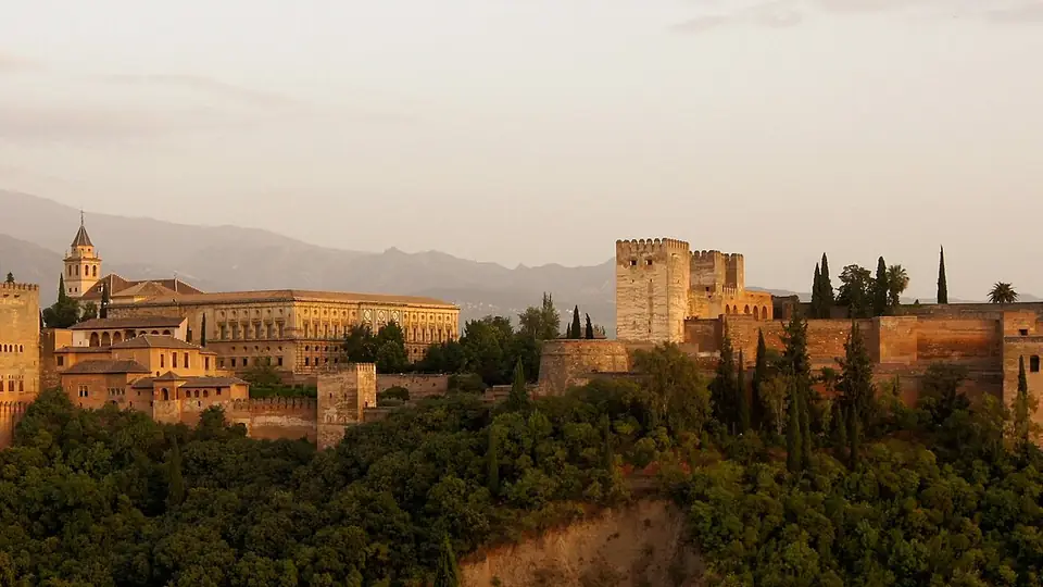 The Alhambra at dusk, Granada