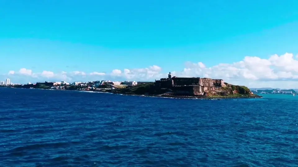 El Morro fortress, San Juan, from the water