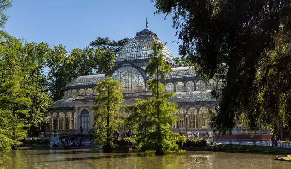Palacio de Cristal in Retiro Park, Madrid